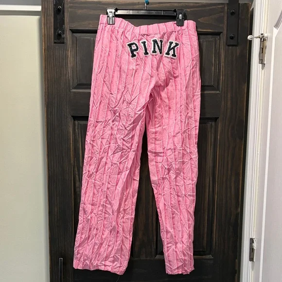 PINK Victoria’s Secret Pajama Pants- University of Pink - Picture 1 of 5